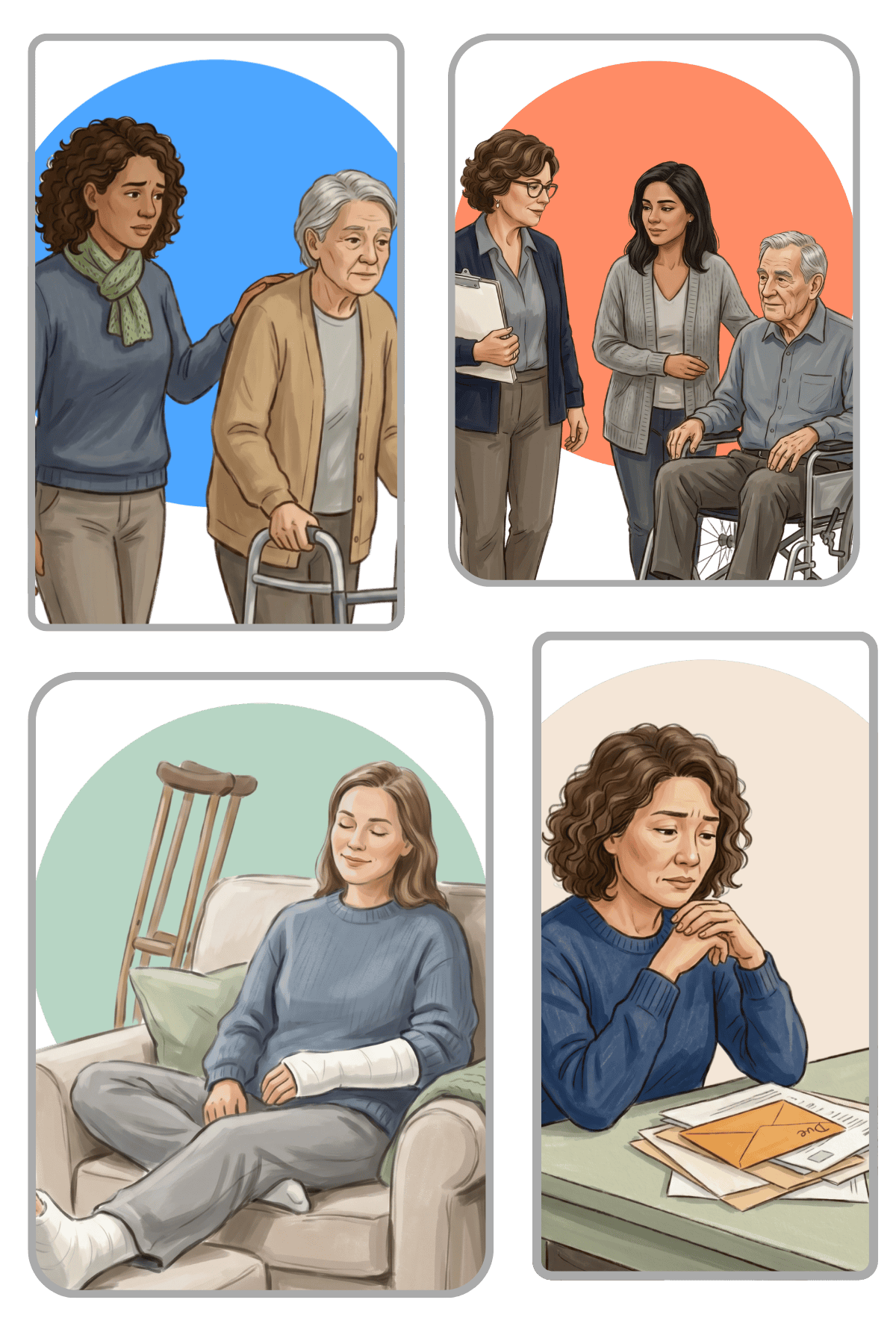 Healthcare Survival Kit — patient advocacy illustrations